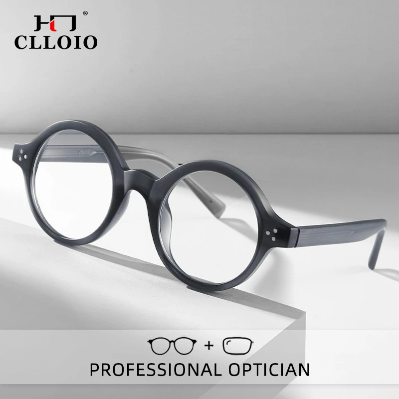 CLLOIO Retro Everyday Wear Anti Blue Light Anti-Reflective Myopia Glasses TR90 Round Progressive Prescription Reading Glasses
CLLOIO Retro Everyday Wear Anti Blue Light Anti-Reflective Myopia Glasses TR90 Round Progressive Prescription Reading Glasses