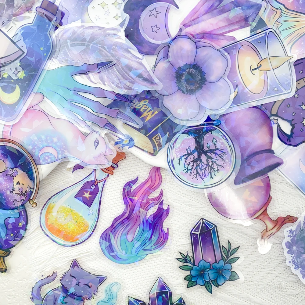 50pcs Magic Witch Transparent PET Stickers Decals For Laptop Bottle Refrigerator DIY Creative Aesthetic Stickers Creative Gifts
50pcs Magic Witch Transparent PET Stickers Decals For Laptop Bottle Refrigerator DIY Creative Aesthetic Stickers Creative Gifts