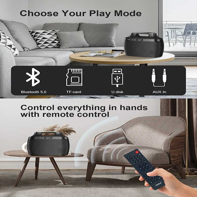 RHM RM-K999 Hot Sales Portable Karaoke Outdoor Professional Speaker With Microphone Bluetooth Speaker
RHM RM-K999 Hot Sales Portable Karaoke Outdoor Professional Speaker With Microphone Bluetooth Speaker