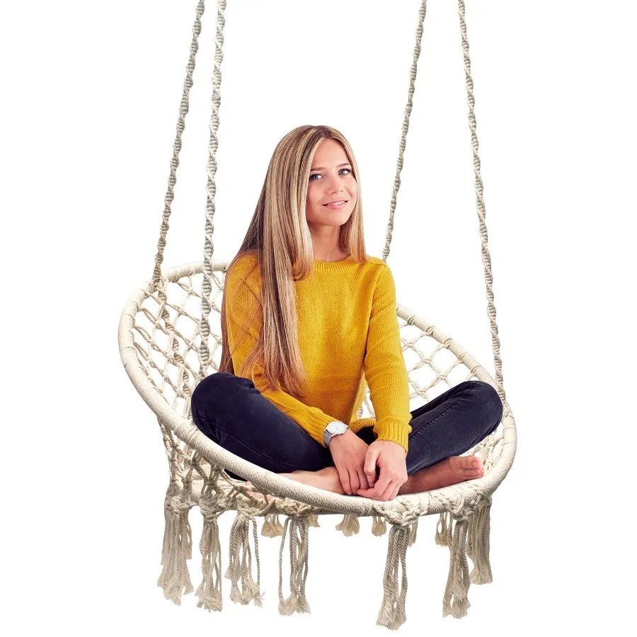 Hammock Chair Macrame Swing
Hammock Chair Macrame Swing