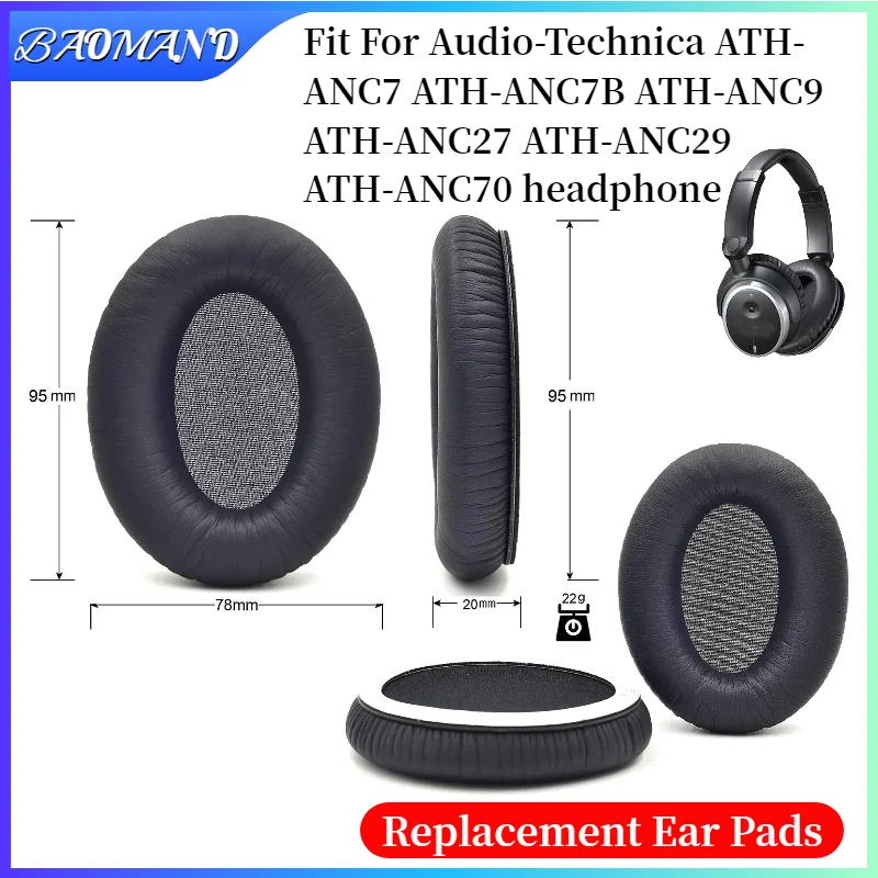 Earpads Cushion For Audio-Technica ATH-ANC7 ATH-ANC7B ATH-ANC27 ATH-ANC29 ATH-ANC70 Headphones Sponge Sleeves Cover Case
Earpads Cushion For Audio-Technica ATH-ANC7 ATH-ANC7B ATH-ANC27 ATH-ANC29 ATH-ANC70 Headphones Sponge Sleeves Cover Case