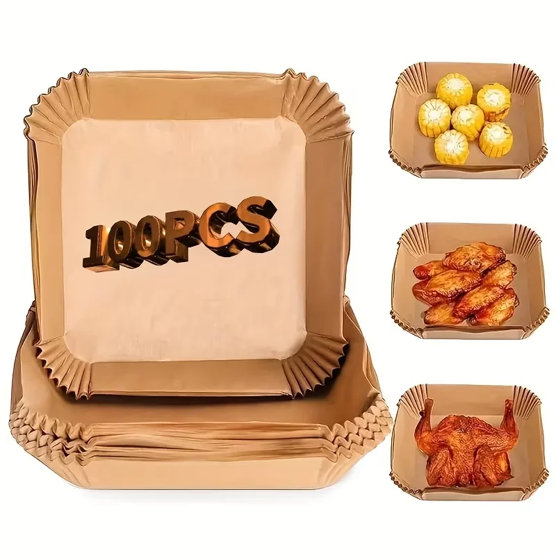 50Pcs Air Fryer Disposable Paper Non-Stick Airfryer Baking Papers Round Air-Fryer Paper Liners Paper Kitchen Accessories
50Pcs Air Fryer Disposable Paper Non-Stick Airfryer Baking Papers Round Air-Fryer Paper Liners Paper Kitchen Accessories