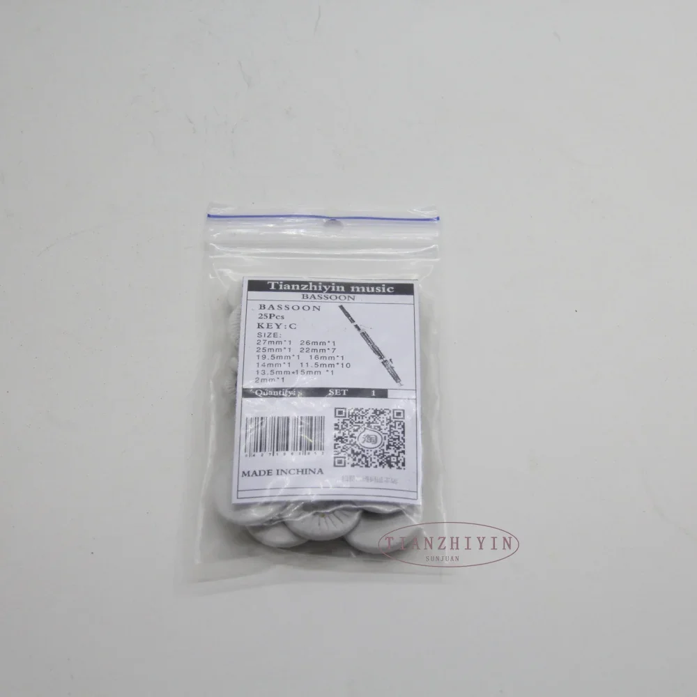 one set Bassoon Pads 25 pcs Nice quality Bassoon Parts Excellent bassoon pads Real Leather good material Bassoon parts
one set Bassoon Pads 25 pcs Nice quality Bassoon Parts Excellent bassoon pads Real Leather good material Bassoon parts