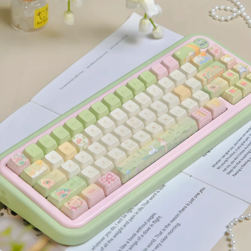 Lin Shen Sees Deer Cute Theme Keycaps Set PBT Sublimation Personalized Customized Keycaps for Mechanical Keyboard Accessories
Lin Shen Sees Deer Cute Theme Keycaps Set PBT Sublimation Personalized Customized Keycaps for Mechanical Keyboard Accessories