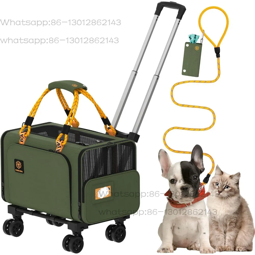 Expandable Pet Carrier with Wheels, 18X11X11 TSA Airline Approved Cat Carrier for 2 Cats Under Seat, Foldable Soft-Side
Expandable Pet Carrier with Wheels, 18X11X11 TSA Airline Approved Cat Carrier for 2 Cats Under Seat, Foldable Soft-Side