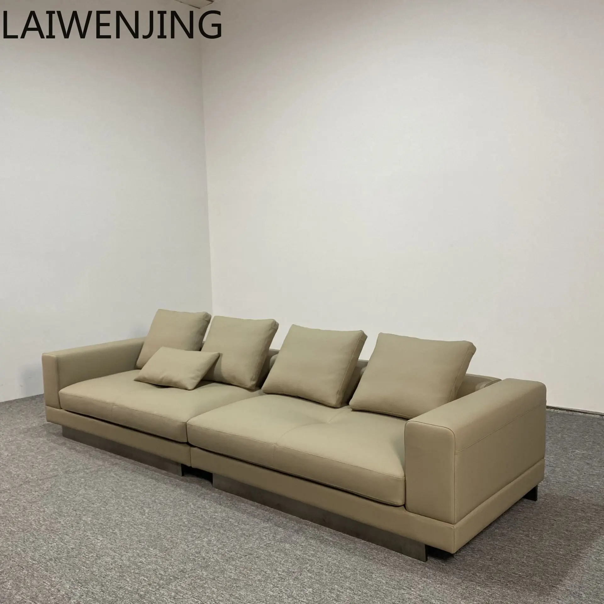 SGF Italian Minimalist Ultra-fiber Leather Modern Straight-line Genuine Leather Sofa
SGF Italian Minimalist Ultra-fiber Leather Modern Straight-line Genuine Leather Sofa