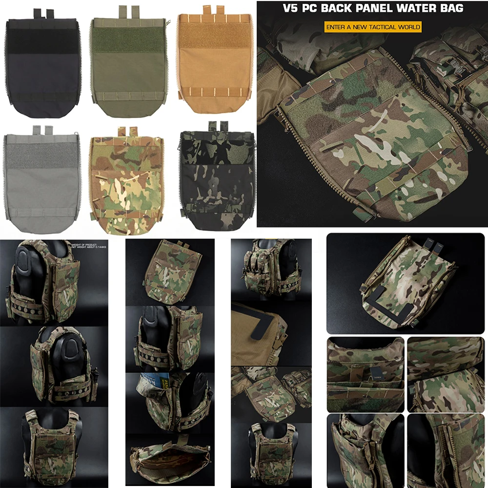 NEW FCPC Plate Carrier Hunting Vest V5 PC Tactical Back Panel Water Bag 3L Bladder Reservoir Reservoir Molle System Side Zippers
NEW FCPC Plate Carrier Hunting Vest V5 PC Tactical Back Panel Water Bag 3L Bladder Reservoir Reservoir Molle System Side Zippers