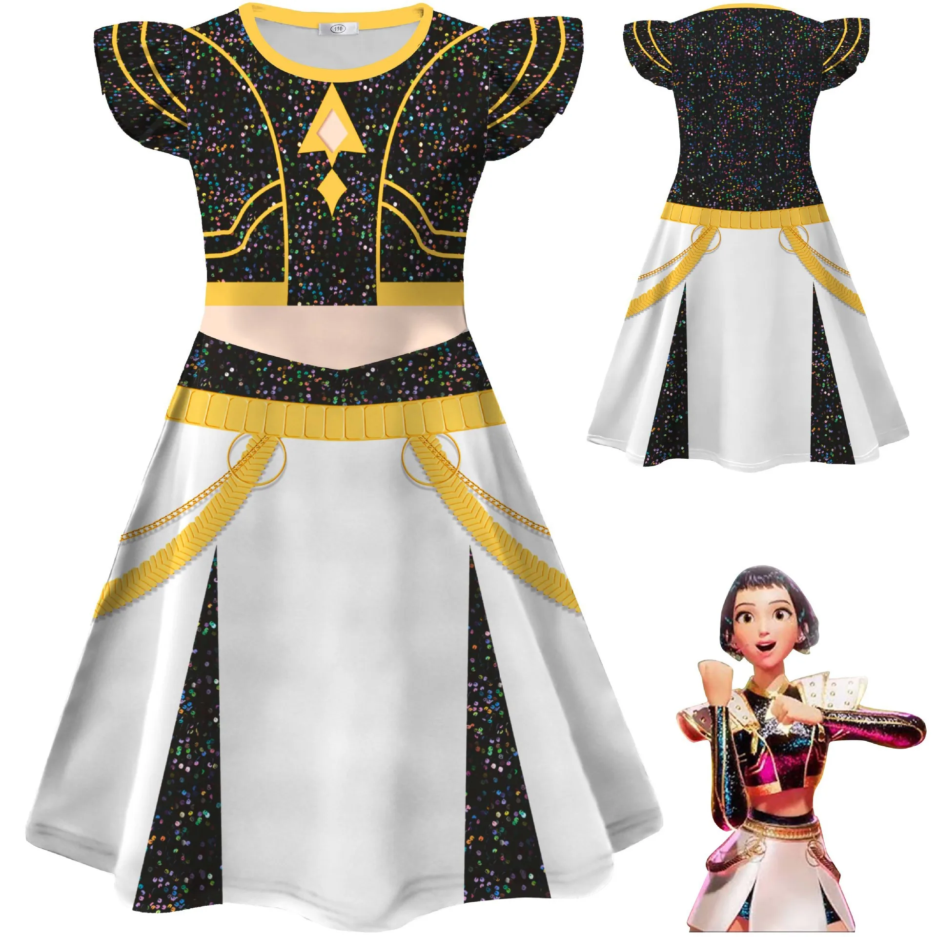 KPop Demon Hunters Rumi Mira Zoey Cosplay Girls Dress Costume Kids Dresses Anime Clothes Halloween Carnival Xmas Party Dresses
KPop Demon Hunters Rumi Mira Zoey Cosplay Girls Dress Costume Kids Dresses Anime Clothes Halloween Carnival Xmas Party Dresses
