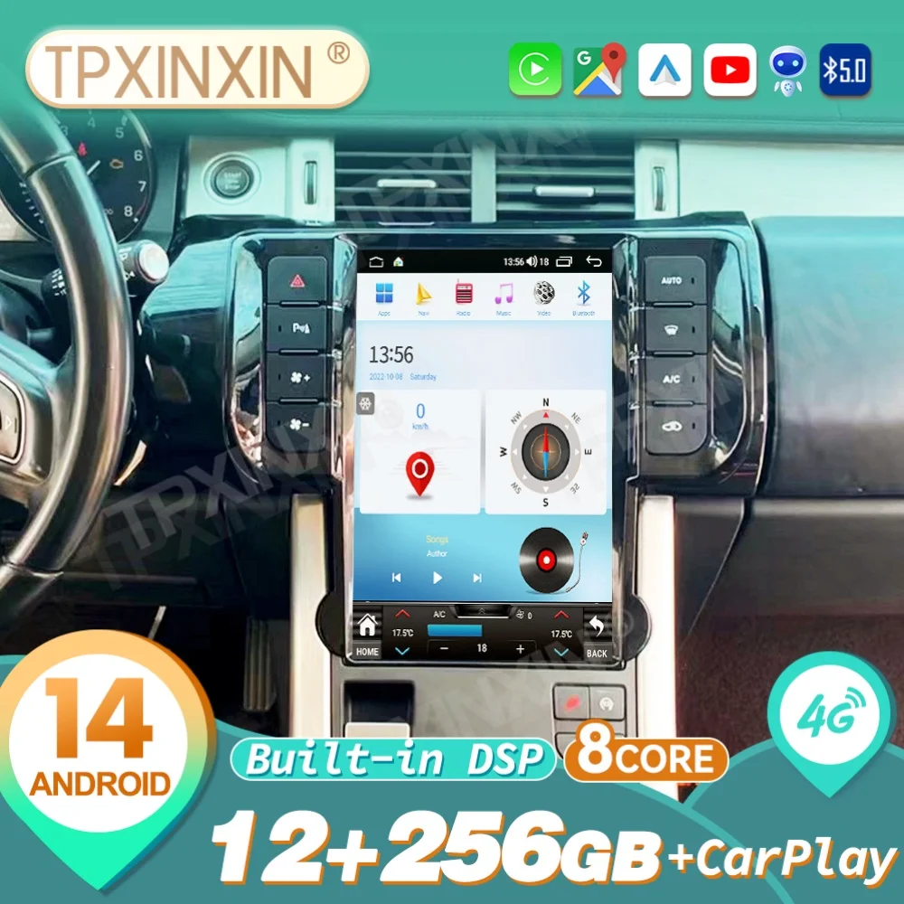 Для Land Rover Evoque 2014~2018: Автомагнитола с Carplay и Android 14, мультимедийный плеер, GPS-навигация, аудиосистема, головное устройство
Для Land Rover Evoque 2014~2018: Автомагнитола с Carplay и Android 14, мультимедийный плеер, GPS-навигация, аудиосистема, головное устройство