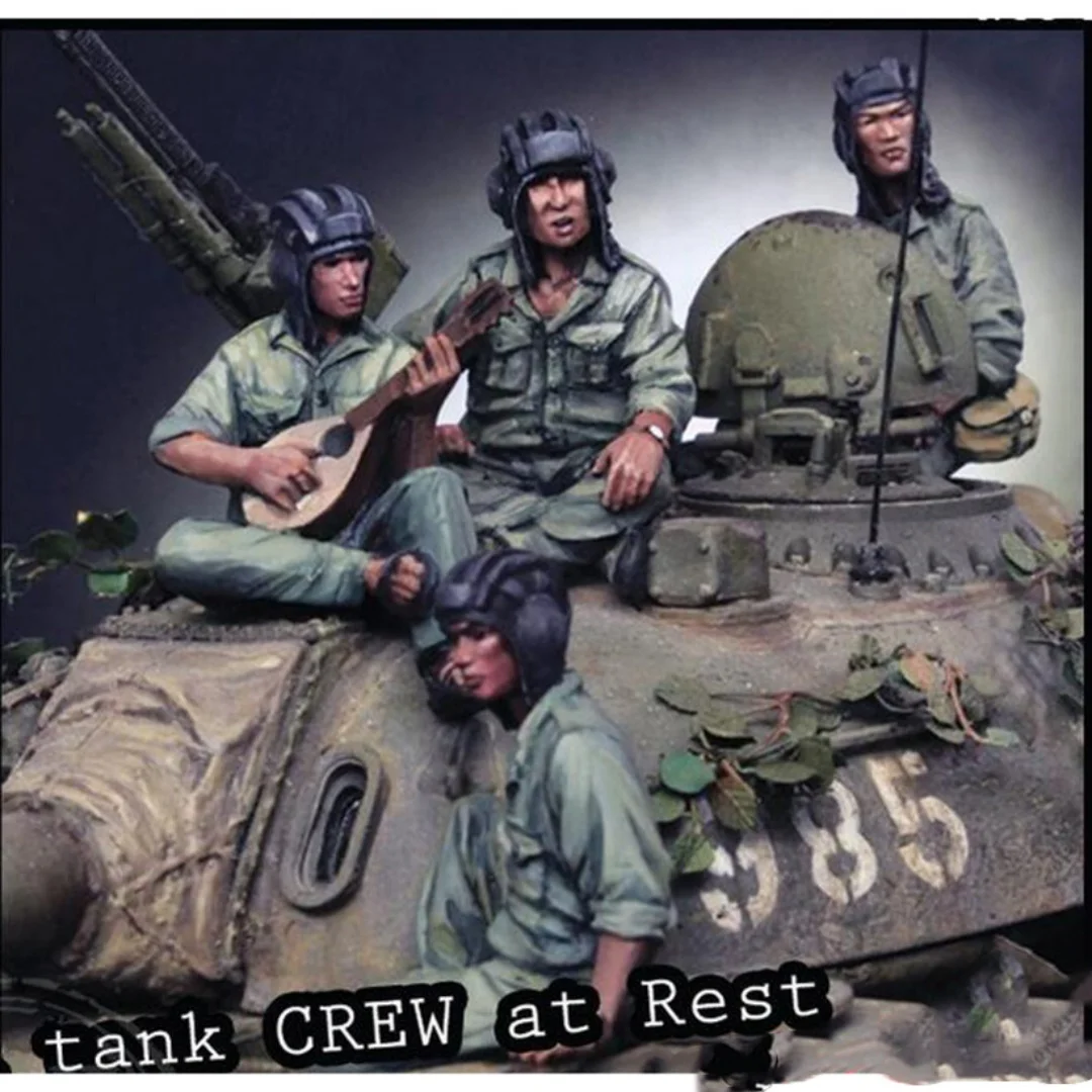 Масштаб 1/35, фигурка из смолы NVA Tank Crew At Rest, собранная модель, комплект, статуя, разобранная и неокрашенная игрушка для 3D-печати
Масштаб 1/35, фигурка из смолы NVA Tank Crew At Rest, собранная модель, комплект, статуя, разобранная и неокрашенная игрушка для 3D-печати
