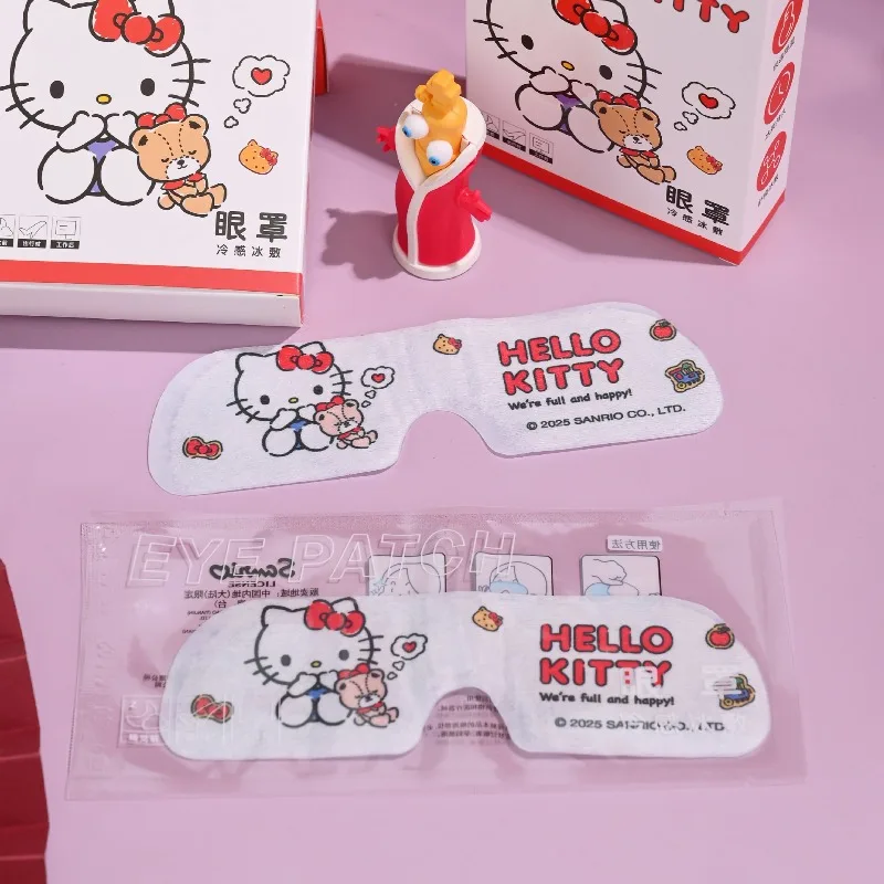 5pcs Hello Kitty Ice Eye Mask Cool Comfortable Anime Relieves Eye Fatigue Refreshing Ear Hanging High Quality Gift Wholesale
5pcs Hello Kitty Ice Eye Mask Cool Comfortable Anime Relieves Eye Fatigue Refreshing Ear Hanging High Quality Gift Wholesale