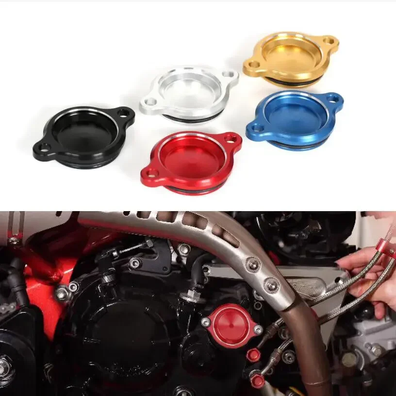 Motorcycle CNC Oil Filter Cover For HONDA Monkey 125 (JB03) Dax 125 (JB04) Grom/MSX (JC92) Super Cub C125 (JA58)
Motorcycle CNC Oil Filter Cover For HONDA Monkey 125 (JB03) Dax 125 (JB04) Grom/MSX (JC92) Super Cub C125 (JA58)