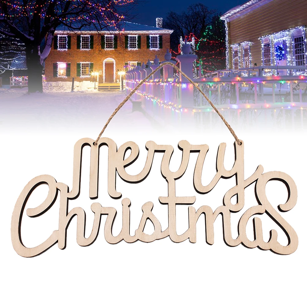 1pcs Wooden Letter Hanging Ornaments Christmas Tree Decor Holiday Party Home Decoration Craft Festive Hanging Ornaments
1pcs Wooden Letter Hanging Ornaments Christmas Tree Decor Holiday Party Home Decoration Craft Festive Hanging Ornaments