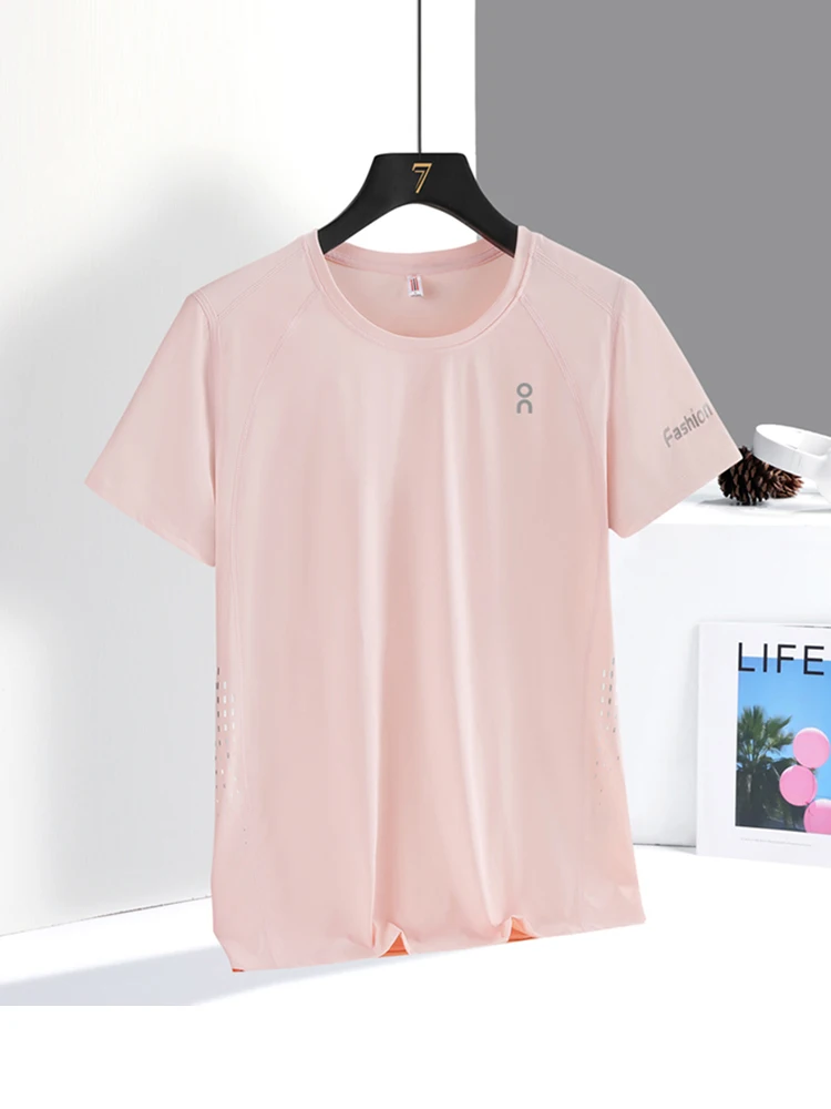 Эластичная удобная летняя женская круглая футболка Qui Dry Ice Silk Ne ort Sve для бега Plang Fitn, дышащая
Эластичная удобная летняя женская круглая футболка Qui Dry Ice Silk Ne ort Sve для бега Plang Fitn, дышащая