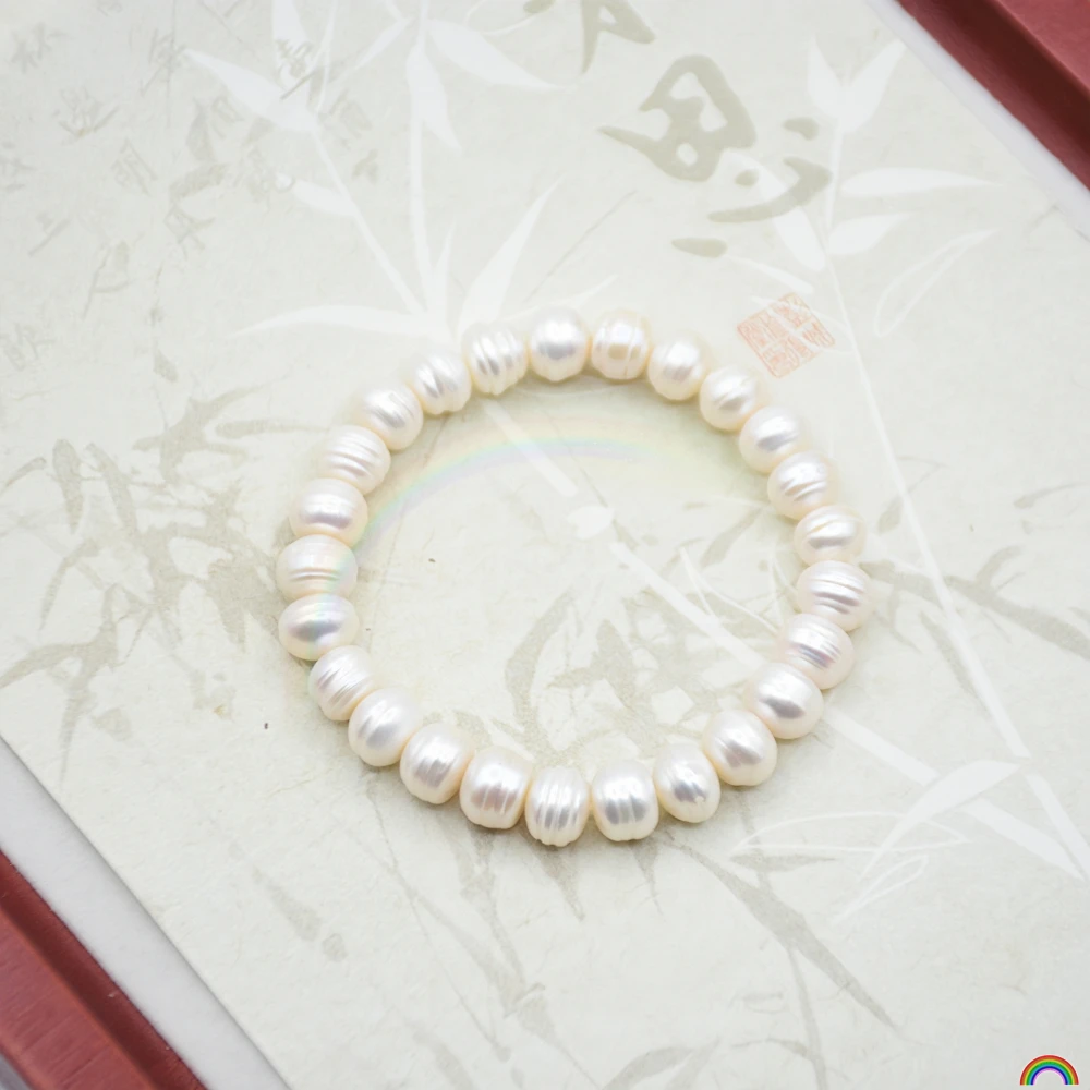 Natural freshwater pearl bracelet round white minimalist temperament bracelet Rwbuy brand design
Natural freshwater pearl bracelet round white minimalist temperament bracelet Rwbuy brand design