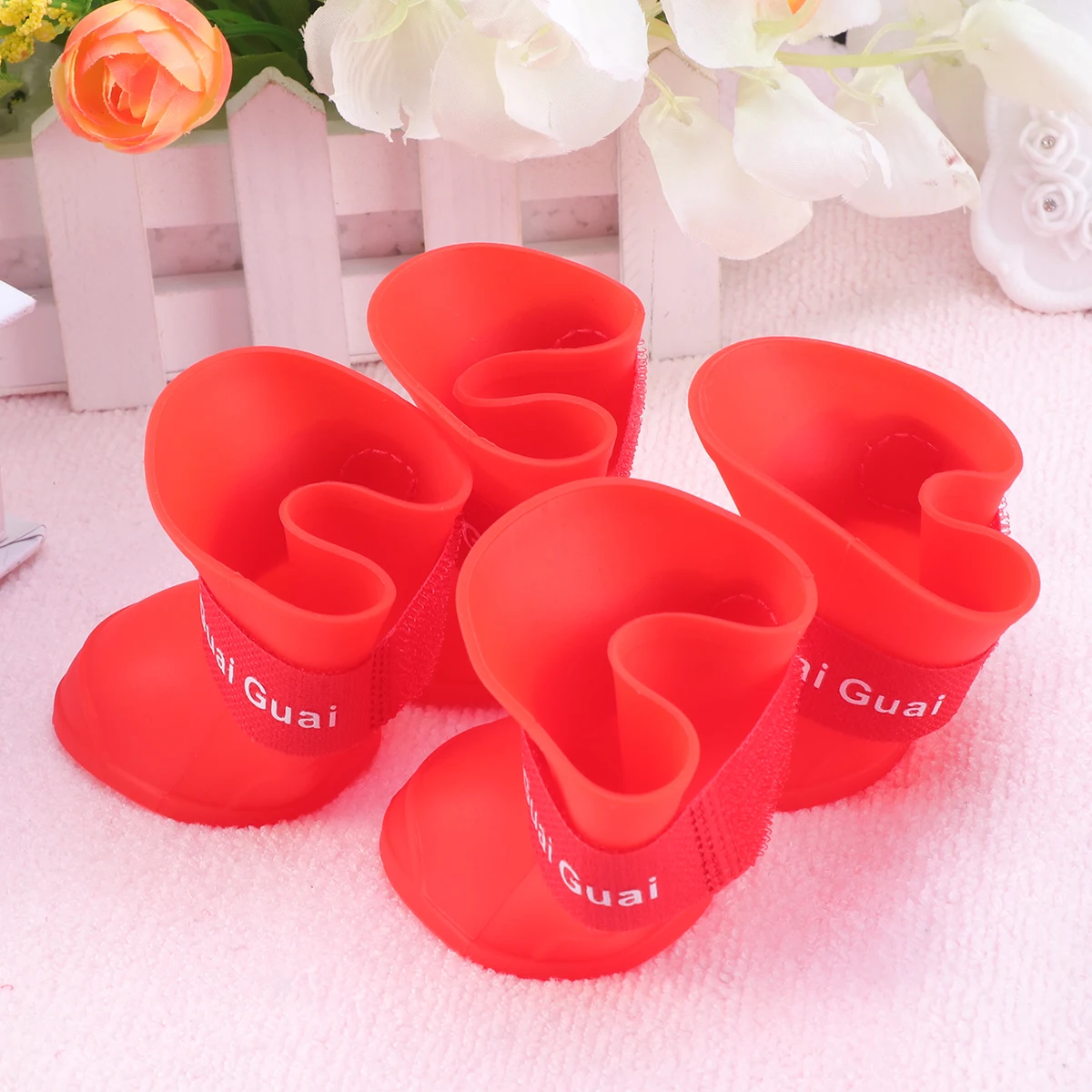 Little Pet Dog Puppy Anti-slip Rain Snow Boots Rubber Waterproof Boots Shoes - Size L (Red)
Little Pet Dog Puppy Anti-slip Rain Snow Boots Rubber Waterproof Boots Shoes - Size L (Red)
