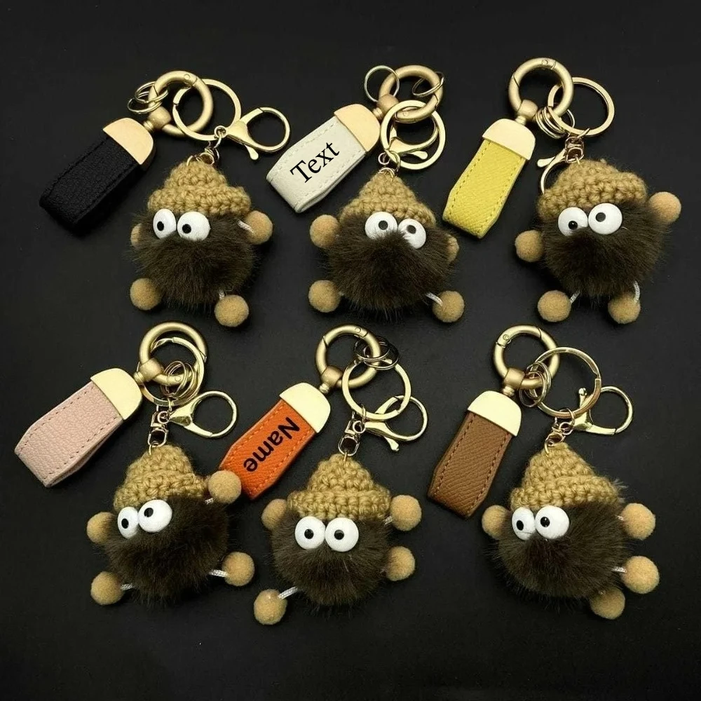 Customized Cute Plush Coal Ball Car Keychain Creative Plush Backpack Pendant Men Women for Bag Keyring Fashion Small Gift
Customized Cute Plush Coal Ball Car Keychain Creative Plush Backpack Pendant Men Women for Bag Keyring Fashion Small Gift
