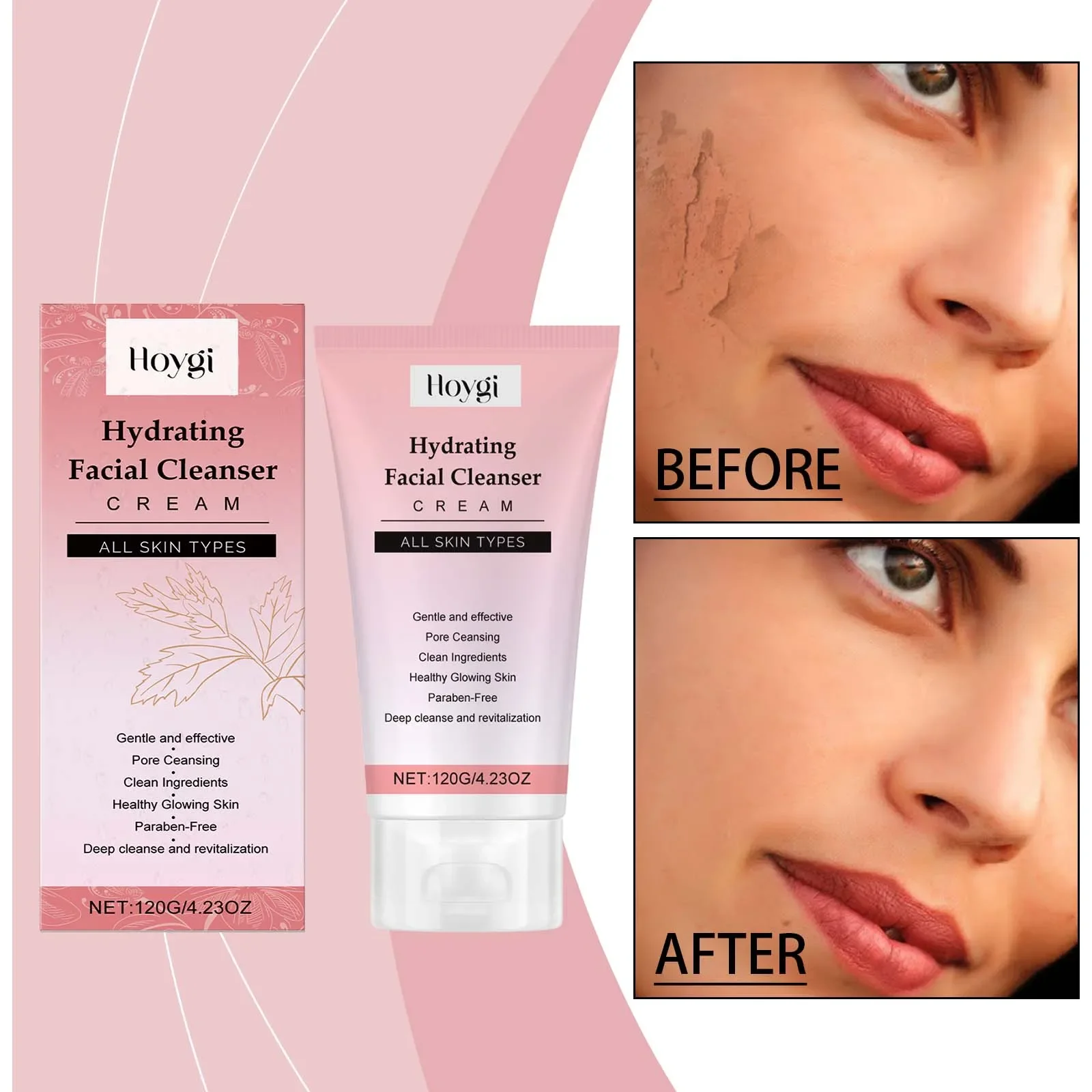 Moisturizing gentle facial cleanser cleans the face delicate smooth moisturizing rejuvenating refreshing facial cleanser
Moisturizing gentle facial cleanser cleans the face delicate smooth moisturizing rejuvenating refreshing facial cleanser