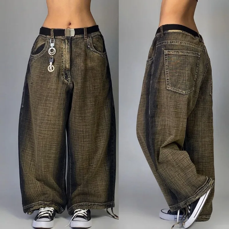 Street New Washed Baggy Jeans Trashy Y2K 2000s Harajuku Style Fashion Casual Jeans Denim Men And Women High Waist Wide Trousers
Street New Washed Baggy Jeans Trashy Y2K 2000s Harajuku Style Fashion Casual Jeans Denim Men And Women High Waist Wide Trousers