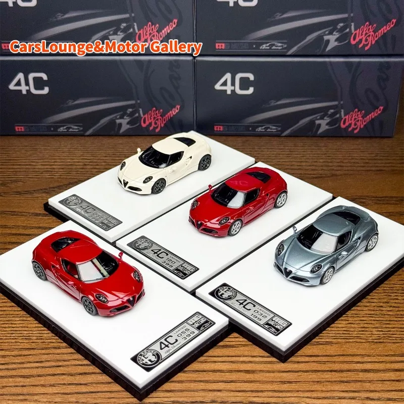 CarsLounge & Motor Gallery 1:64 Alfa Romeo 4C Cast Resin Car Model - A gift for friends, an adult collection decoration item.
CarsLounge & Motor Gallery 1:64 Alfa Romeo 4C Cast Resin Car Model - A gift for friends, an adult collection decoration item.