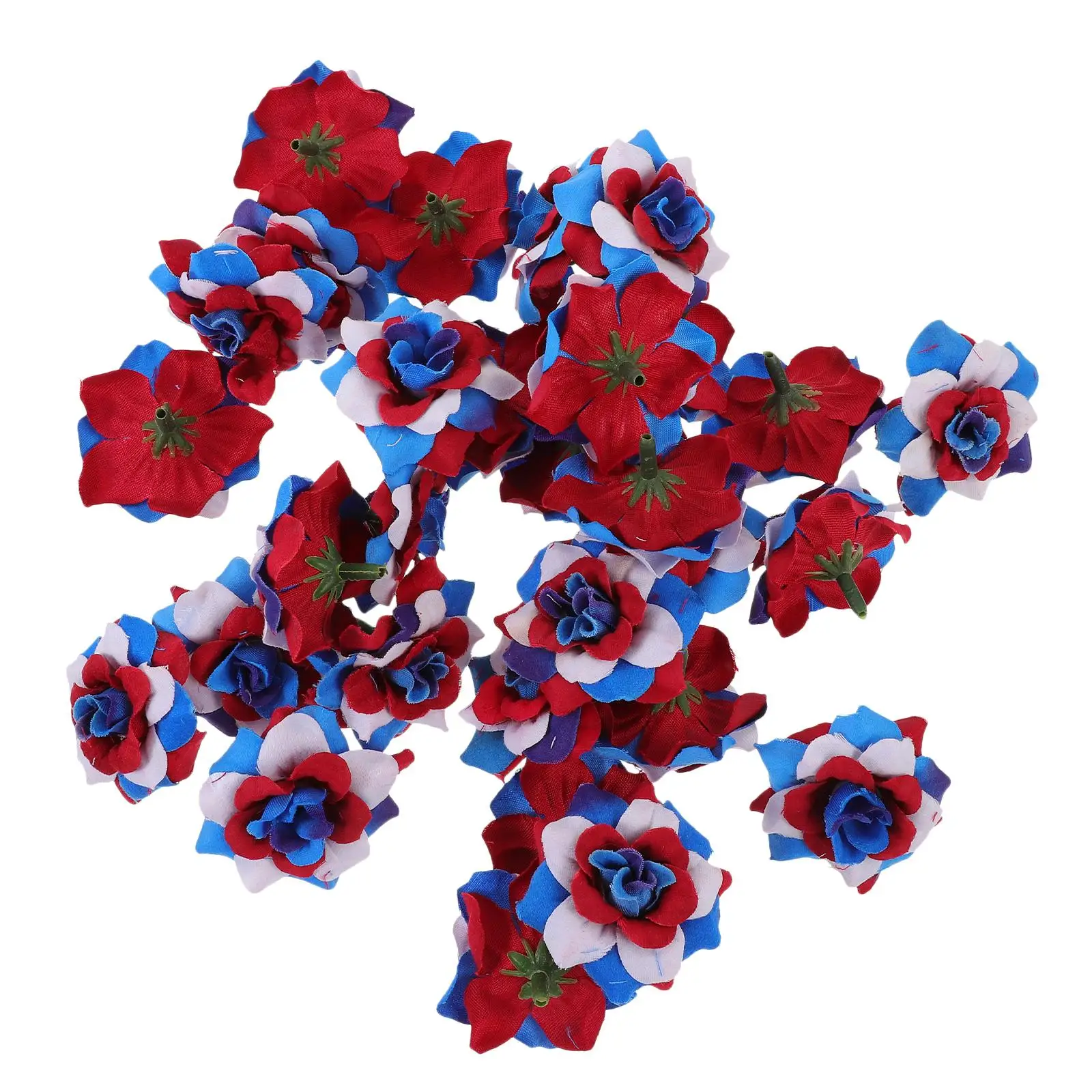 30 Pcs Artificial Flower Heads 1 8 Inch Red White Blue Roses DIY Wreath Independence Day Decor Faux Flowers Craft
30 Pcs Artificial Flower Heads 1 8 Inch Red White Blue Roses DIY Wreath Independence Day Decor Faux Flowers Craft