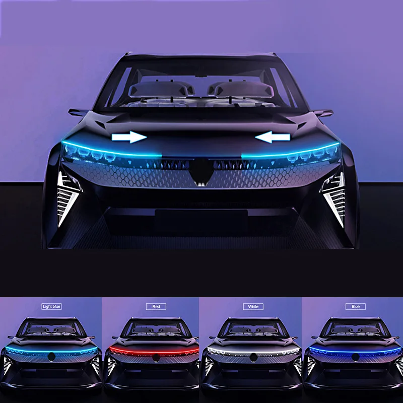 12V LED Car Daytime Running Light Strip Start Scan Yellow Turn Signal Indicator Headlight Car Hood Decorative Light Universal
12V LED Car Daytime Running Light Strip Start Scan Yellow Turn Signal Indicator Headlight Car Hood Decorative Light Universal