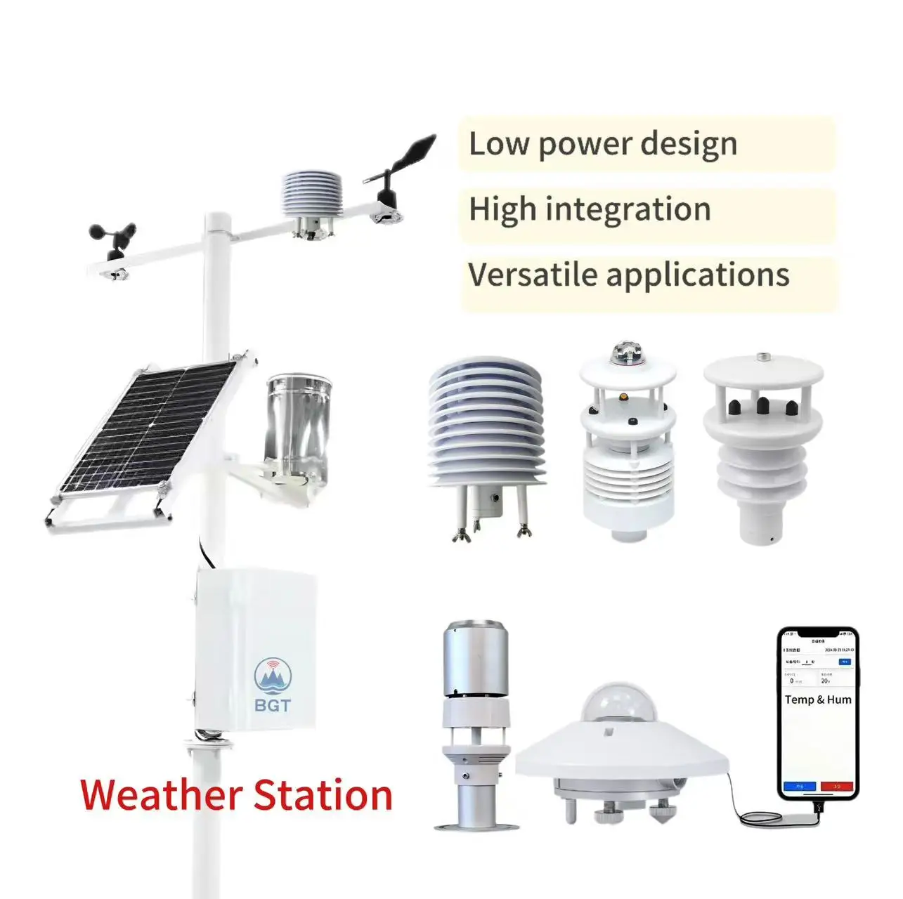 Professional Outdoor Automatic Wireless Weather Station for Solar Pv Environmental Agriculture Hydrology Meteorological
Professional Outdoor Automatic Wireless Weather Station for Solar Pv Environmental Agriculture Hydrology Meteorological