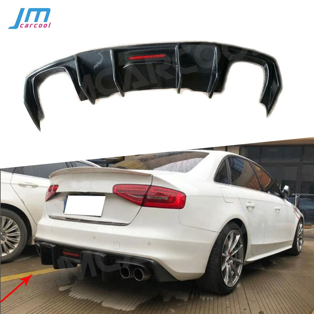 Carbon Fiber Rear Bumper Lip Diffuser Lamp For Audi A4 S4 B9 Sline 2017-2019 not For A4 Standard OO-OO Protect Guard Accessories
Carbon Fiber Rear Bumper Lip Diffuser Lamp For Audi A4 S4 B9 Sline 2017-2019 not For A4 Standard OO-OO Protect Guard Accessories