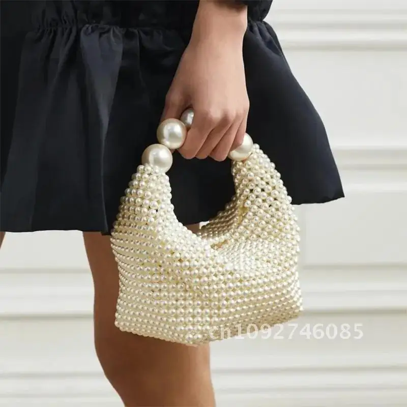 Bags New Pearl Handbags For Women 2024 Fashion Handmade Purse Trendy Tote Shoulder Portable Party
Bags New Pearl Handbags For Women 2024 Fashion Handmade Purse Trendy Tote Shoulder Portable Party