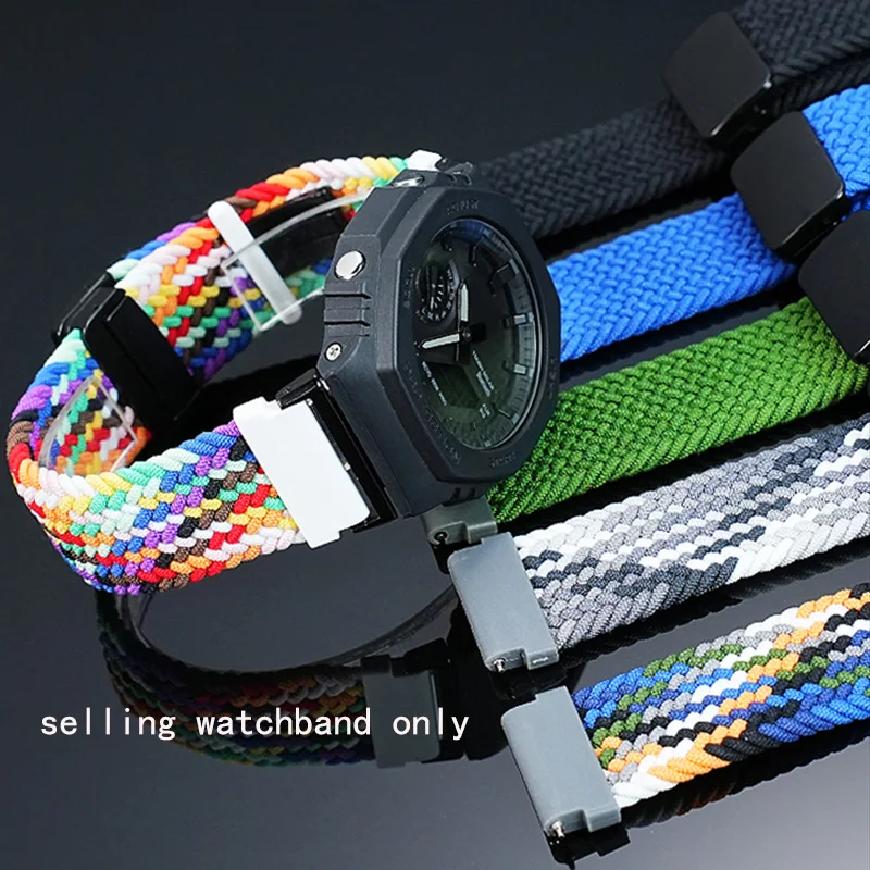 For Casio Farmhouse Oak Octagonal GA-2100/2110/B2100 modified nylon woven canvas strap Waterproof canvas magnetic watch strap
For Casio Farmhouse Oak Octagonal GA-2100/2110/B2100 modified nylon woven canvas strap Waterproof canvas magnetic watch strap