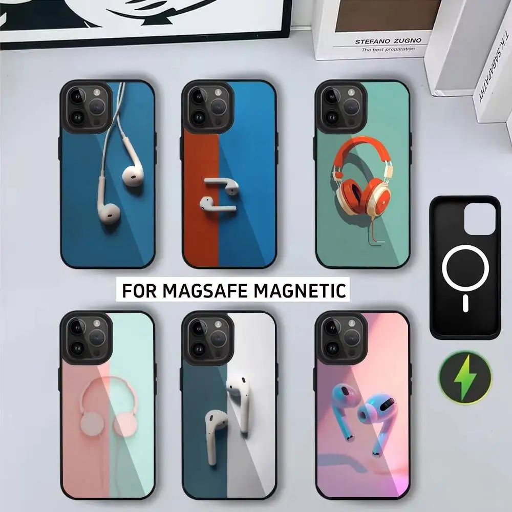 Fashion earphone Phone Case For iPhone17,16,15,14,13,12,11 Plus,Pro Magnetic with Magsafe Wireless Charging
Fashion earphone Phone Case For iPhone17,16,15,14,13,12,11 Plus,Pro Magnetic with Magsafe Wireless Charging