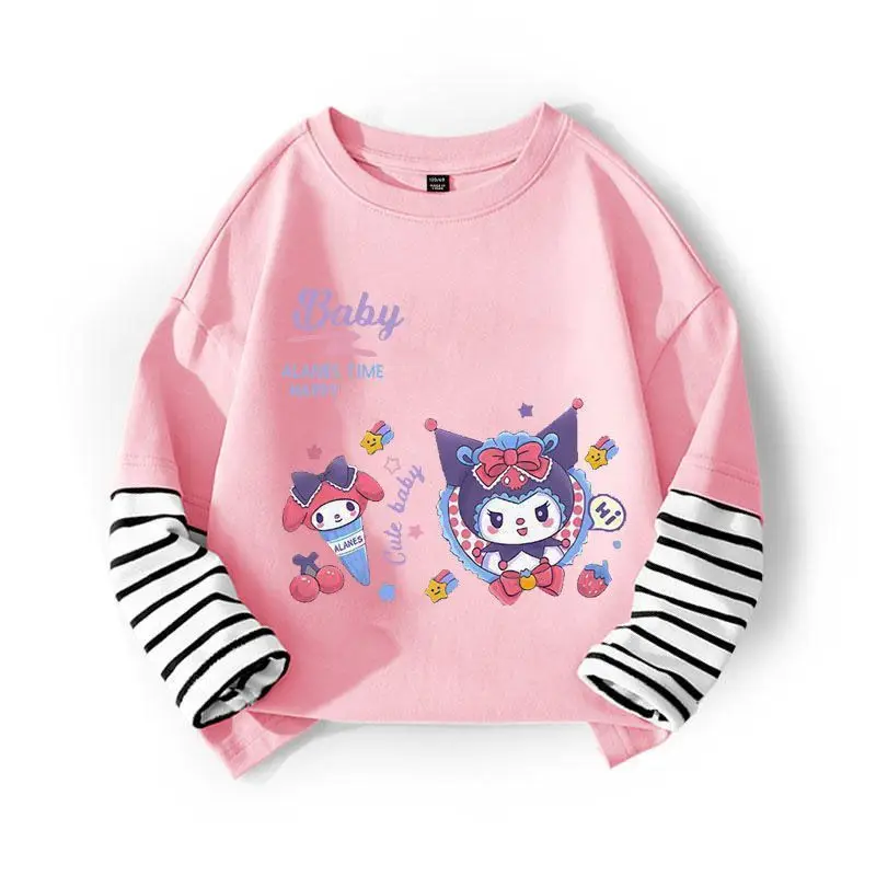 Повседневная толстовка с длинными рукавами Kawaii Sanrio Kuromi для девочек и мальчиков, весенне-осенняя милая базовая рубашка с героями мультфильмов, детская одежда, подарки, игрушки
Повседневная толстовка с длинными рукавами Kawaii Sanrio Kuromi для девочек и мальчиков, весенне-осенняя милая базовая рубашка с героями мультфильмов, детская одежда, подарки, игрушки