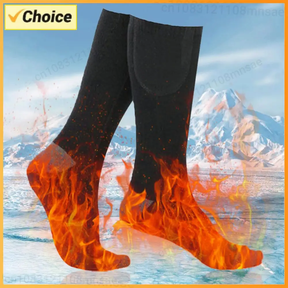 Электрические носки с подогревом (без батареи), теплые зимние термоноски, быстро нагревающиеся, для активного отдыха, катания на лыжах и пеших прогулок
Электрические носки с подогревом (без батареи), теплые зимние термоноски, быстро нагревающиеся, для активного отдыха, катания на лыжах и пеших прогулок