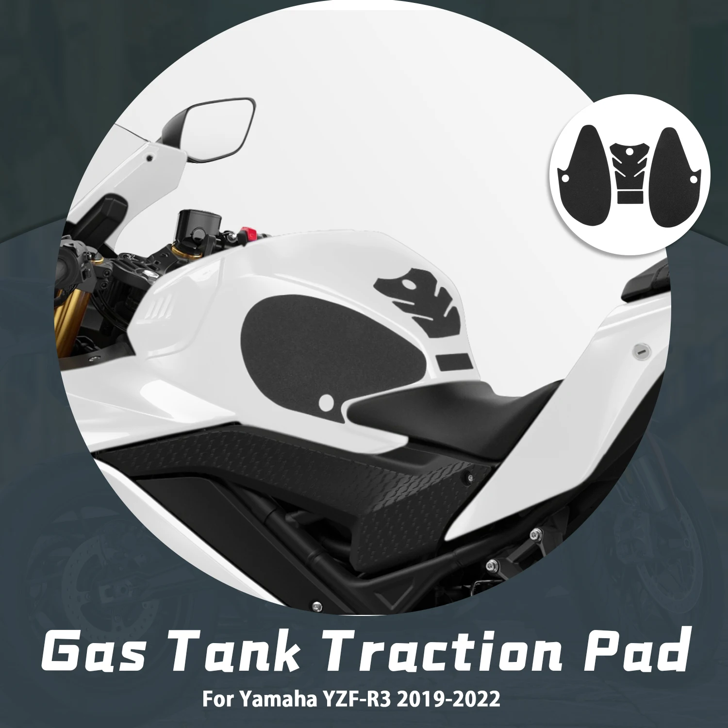 Motorcycle Accessories Anti Slip Fuel Tank Pads Gas Knee Grip Traction Sticker Protector For Yamaha YZF-R3 2019 2020 2021 2022
Motorcycle Accessories Anti Slip Fuel Tank Pads Gas Knee Grip Traction Sticker Protector For Yamaha YZF-R3 2019 2020 2021 2022