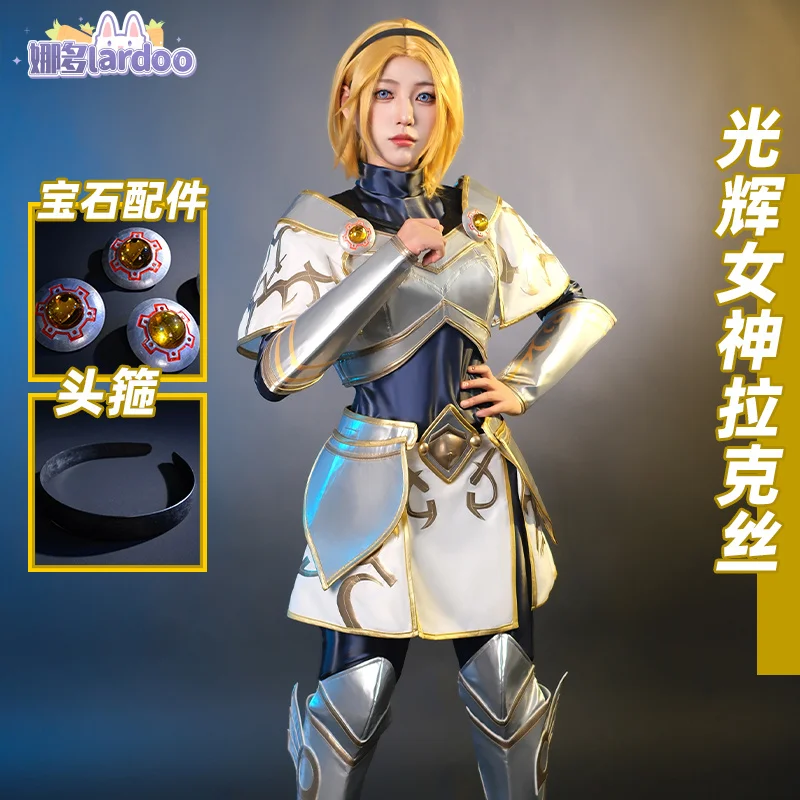 Luxanna Crownguard Cosplay Game LOL Anime Women Handsome Top Pants Uniform Halloween Costume Role Paly Clothing Full Set Stock
Luxanna Crownguard Cosplay Game LOL Anime Women Handsome Top Pants Uniform Halloween Costume Role Paly Clothing Full Set Stock