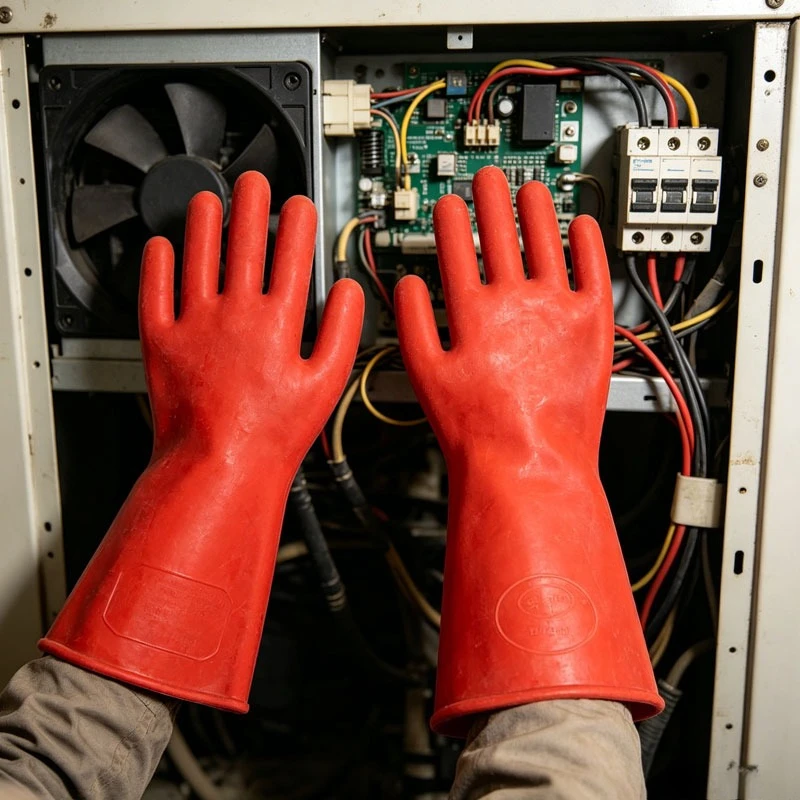 Work Anti-electricity Protect Professional 12KV High Voltage Electrical Insulating Gloves Rubber Electrician Safety Gloves Tools
Work Anti-electricity Protect Professional 12KV High Voltage Electrical Insulating Gloves Rubber Electrician Safety Gloves Tools