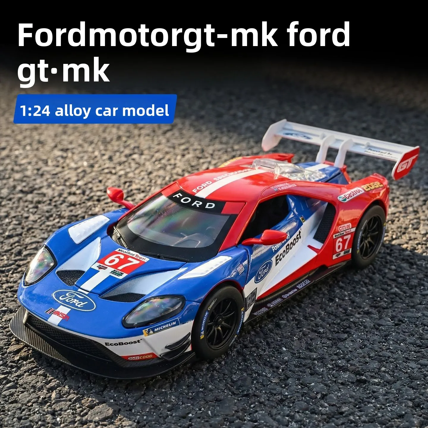 Alloy Diecast 1:24 GT-MK Car Model, Pull Back & Light & Sound, Simulation Track Livery, Toy for Kids Play & Adult Collection
Alloy Diecast 1:24 GT-MK Car Model, Pull Back & Light & Sound, Simulation Track Livery, Toy for Kids Play & Adult Collection