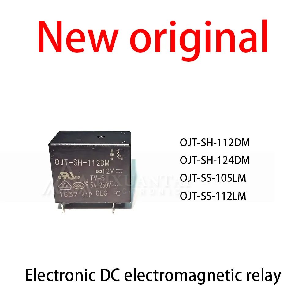 10Pcs/Lot New original OJT-SH-112DM OJT-SH-124DM OJT-SS-105LM OJT-SS-112LM Electronic DC electromagnetic relay
10Pcs/Lot New original OJT-SH-112DM OJT-SH-124DM OJT-SS-105LM OJT-SS-112LM Electronic DC electromagnetic relay