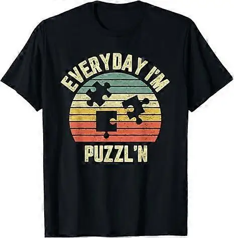 Рубашка Everyday I'm Puzzle «N» Забавная футболка Футболка для любителей головоломок — UPH145
Рубашка Everyday I'm Puzzle «N» Забавная футболка Футболка для любителей головоломок — UPH145