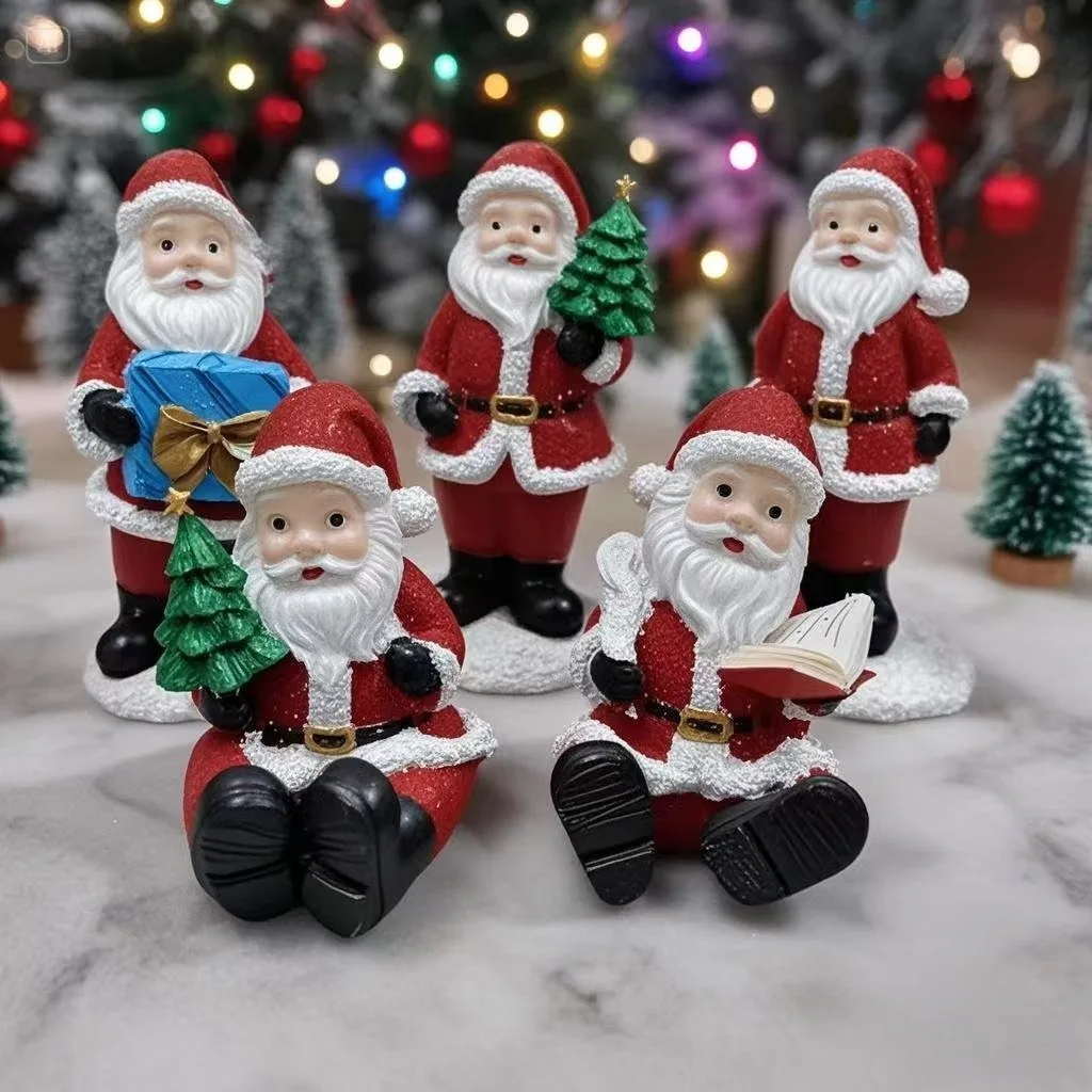 Creative Christmas Santa Claus creative decoration ornaments resin ornaments living room dining table top crafts
Creative Christmas Santa Claus creative decoration ornaments resin ornaments living room dining table top crafts