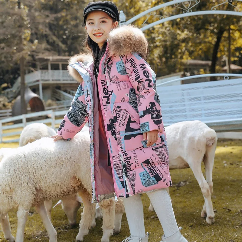 OLEKID 2025 Winter Children Girl Jacket Coat Thick Warm Long Teenage Girl Down Jacket 5-12 Years Kids Parka Outerwear Outfit
OLEKID 2025 Winter Children Girl Jacket Coat Thick Warm Long Teenage Girl Down Jacket 5-12 Years Kids Parka Outerwear Outfit