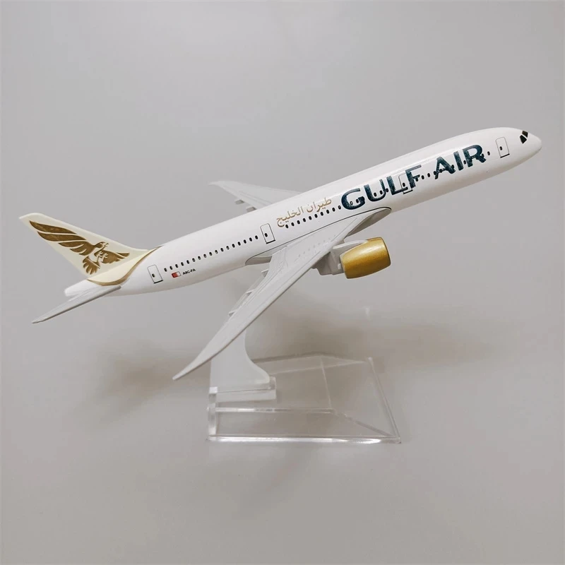 Airplane Model B787 GULF AIR Airline 16CM 1/400 Scale 787 Aircraft Diecast Alloy Metal Plane Kids Toys Children Collection
Airplane Model B787 GULF AIR Airline 16CM 1/400 Scale 787 Aircraft Diecast Alloy Metal Plane Kids Toys Children Collection