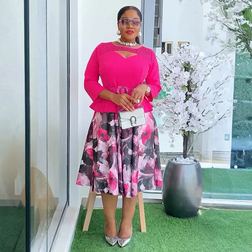 African Dresses for Women Elegant Dashiki Ankara Print Office Lady Outfits Robe Plus Size Turkey Evening Party Long Dress
African Dresses for Women Elegant Dashiki Ankara Print Office Lady Outfits Robe Plus Size Turkey Evening Party Long Dress