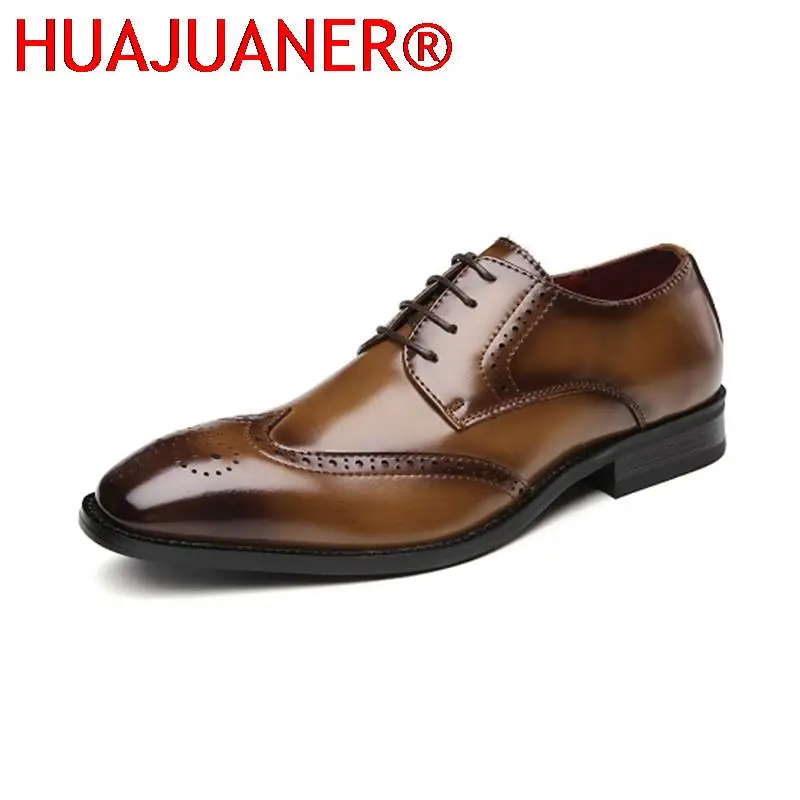 Men Dress Shoes Genuine Leather Oxford For Men Brand Mens Footwear Fashion Luxury Brogue Shoes High Quality Business Formal Shoe
Men Dress Shoes Genuine Leather Oxford For Men Brand Mens Footwear Fashion Luxury Brogue Shoes High Quality Business Formal Shoe