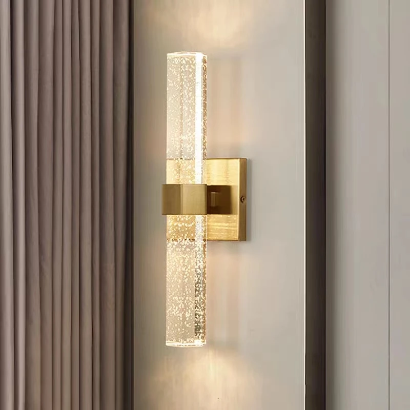 Minimalist crystal bedside wall lamp, light luxury living room background wall, bedroom study lamp
Minimalist crystal bedside wall lamp, light luxury living room background wall, bedroom study lamp
