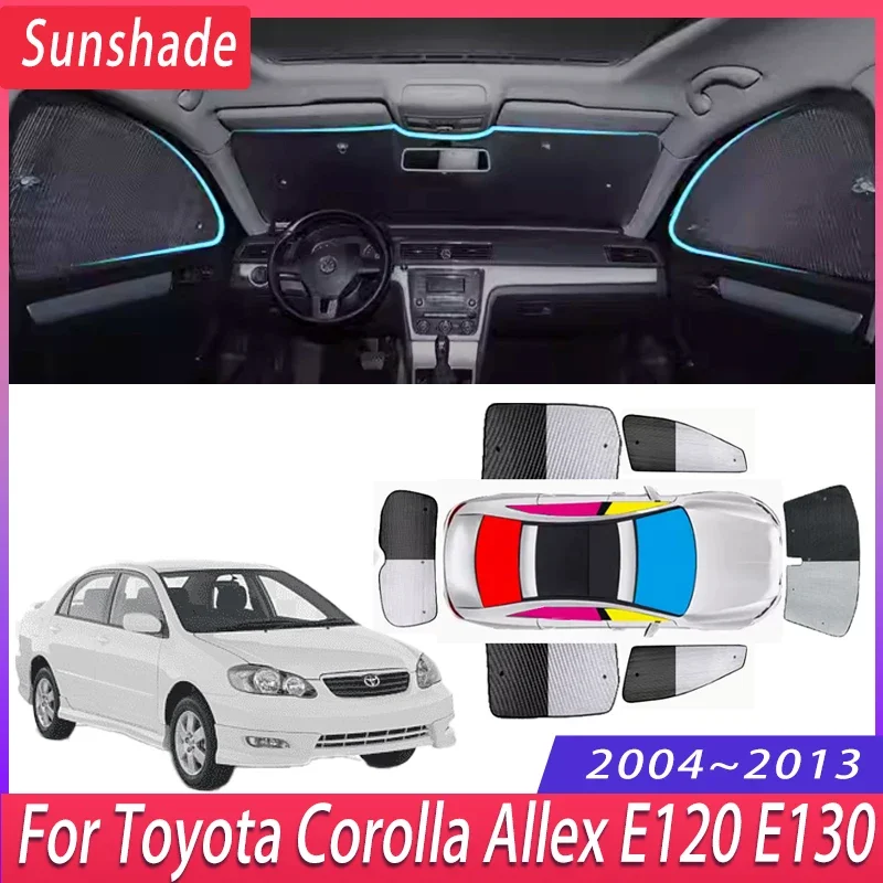 Car Sunshade For Toyota Corolla Allex E120 E130 2004~2013 Heat Insulation Sun Protection Sunshade Windshield Visor Accessories
Car Sunshade For Toyota Corolla Allex E120 E130 2004~2013 Heat Insulation Sun Protection Sunshade Windshield Visor Accessories