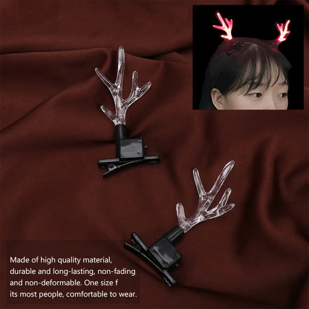 10pcs Glowing Antler Hairpin Plastic Deer Branch Headdress Party Costume Accessory For Kids Women Christmas Halloween Party
10pcs Glowing Antler Hairpin Plastic Deer Branch Headdress Party Costume Accessory For Kids Women Christmas Halloween Party