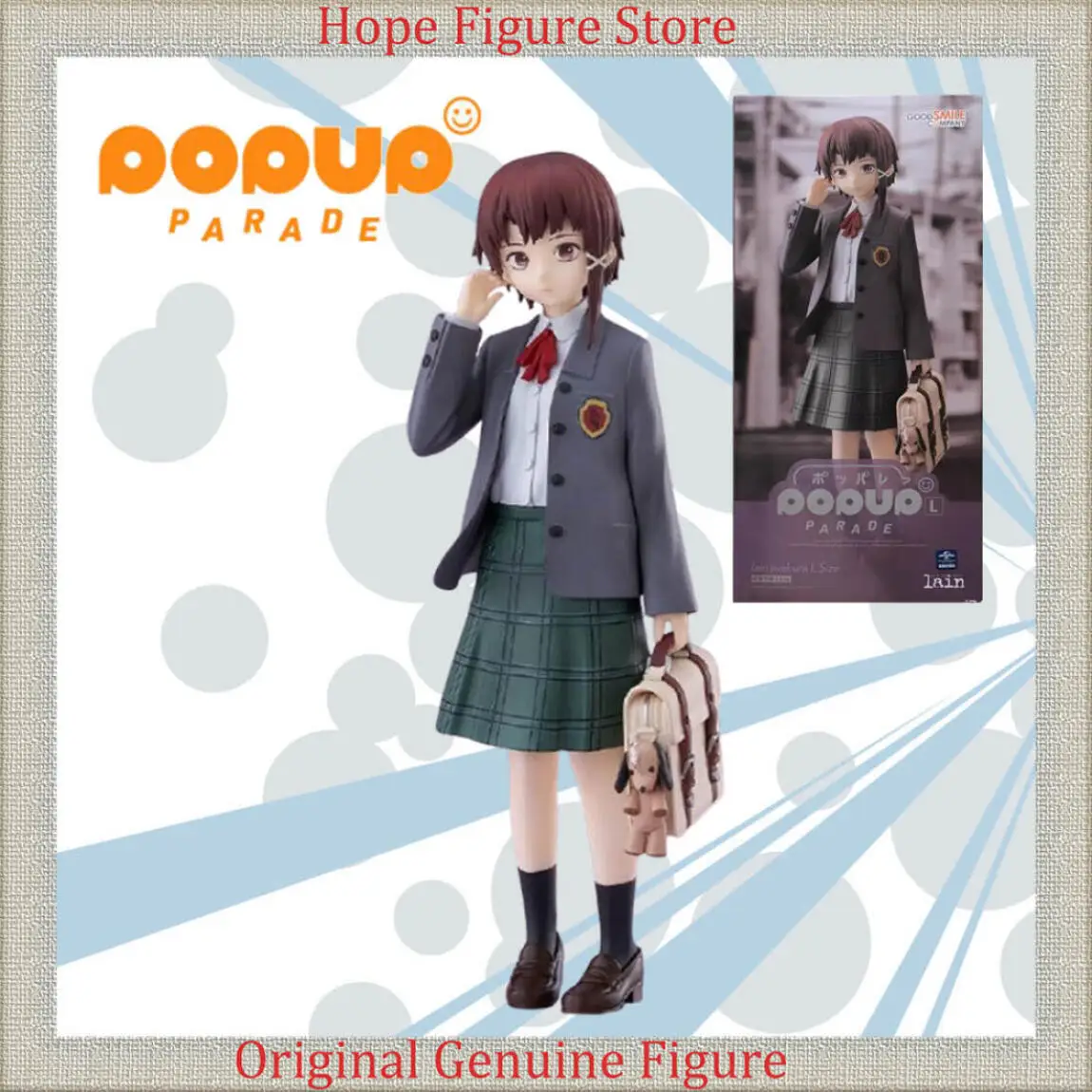 In Stock Genuine Good Smile Pop Up Parade Lain Iwakura Figure Anime Serial Experiments Lain Model Toy
In Stock Genuine Good Smile Pop Up Parade Lain Iwakura Figure Anime Serial Experiments Lain Model Toy