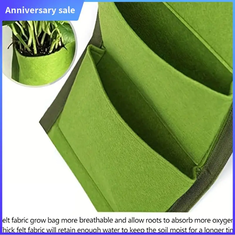 AD23-New 7 Pockets Vertical Grow Bag Felt Wall Mount Flower Vegetable Planting Container Outdoor Indoor Garden Planter
AD23-New 7 Pockets Vertical Grow Bag Felt Wall Mount Flower Vegetable Planting Container Outdoor Indoor Garden Planter
