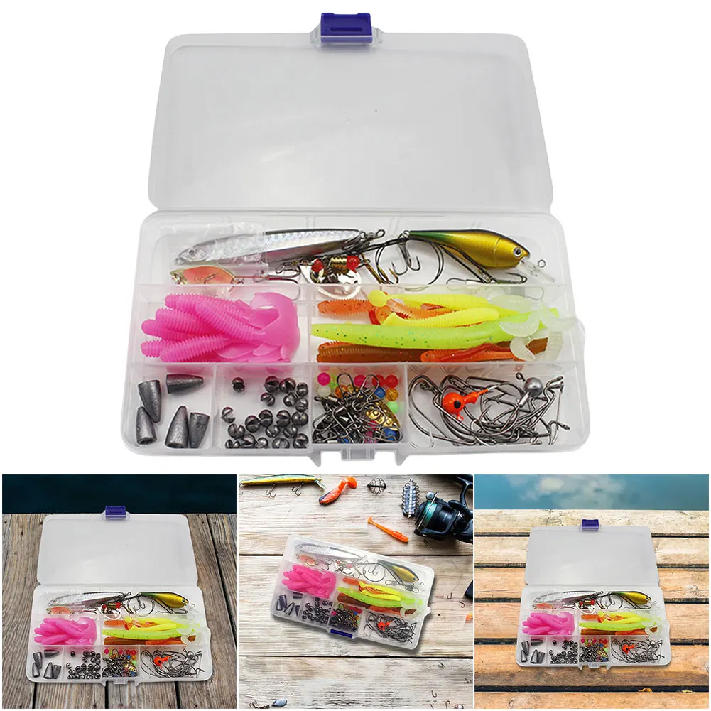 Набор рыболовных приманок из 115 предметов: мягкие и твердые приманки, джиг-головки, грузила, подарок для мужчин
Набор рыболовных приманок из 115 предметов: мягкие и твердые приманки, джиг-головки, грузила, подарок для мужчин